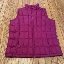MARMOT Down Fill Puffer Vest Girls Size XL in Pink Winter Puffer Ski Resort