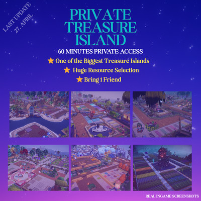 Disney Dreamlight Valley Private Treasure Island 60 Min Huge Loot