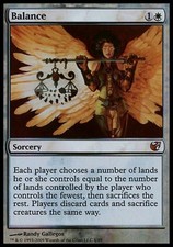 Balance -Foil Heavy Play MTG From the Vault: Exiled