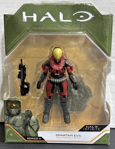 Jazwares World of Halo Infinite Series 4 Spartan Eva 4" Action Figure - NEW