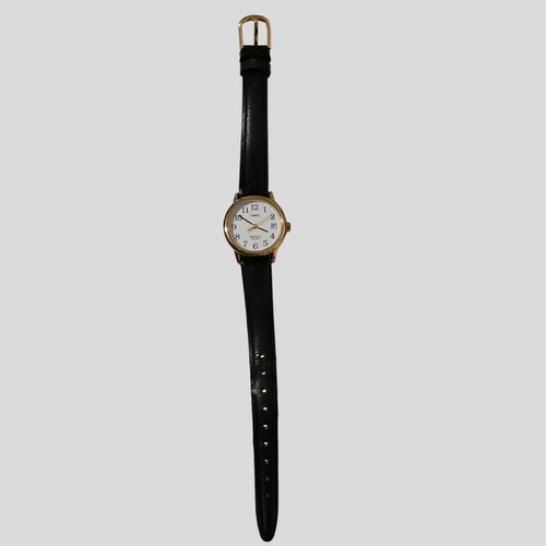 Vintage Womens Timex Classic Slim Watch Black 8.5 Inches - Picture 2 of 8