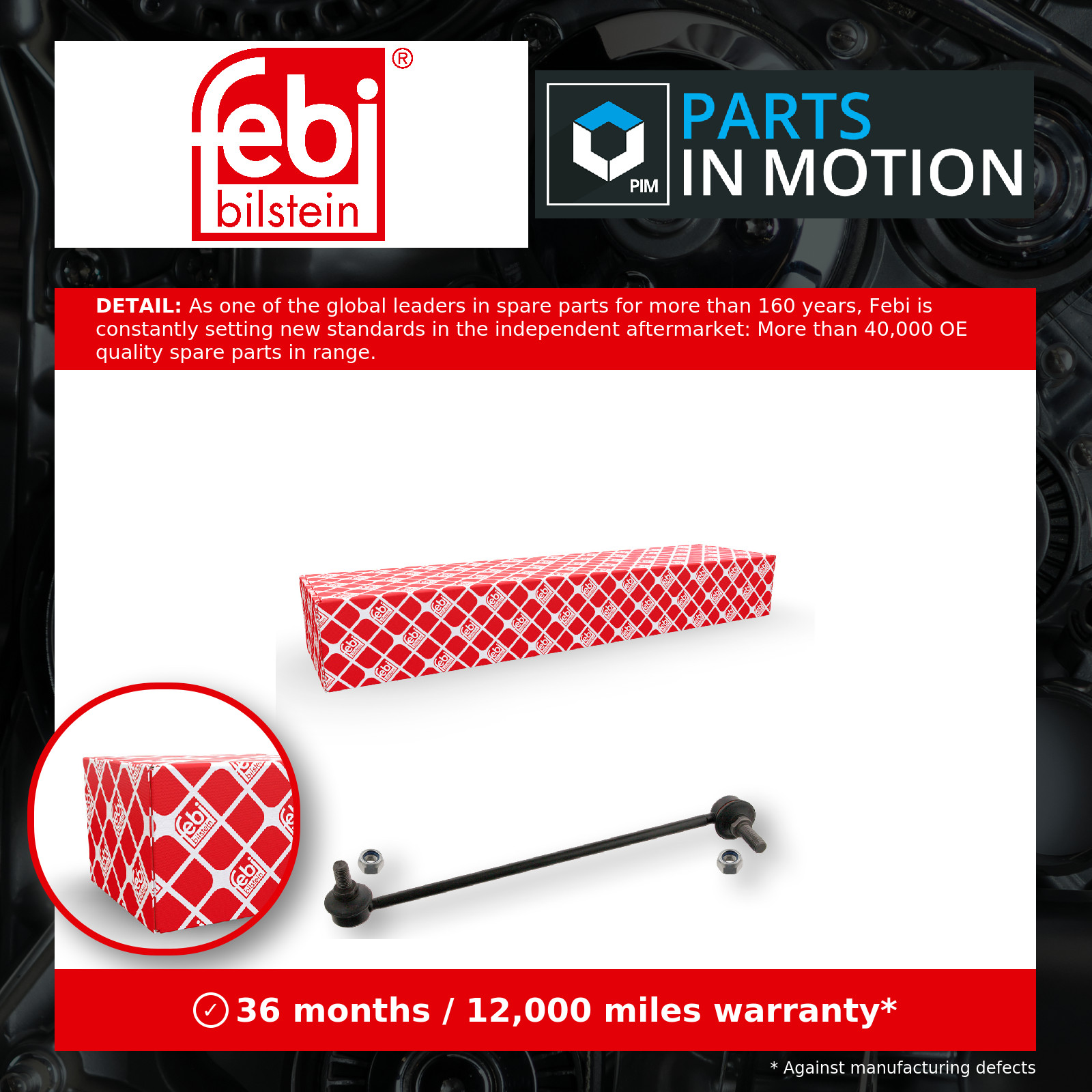4x ✅Fits FEBI FE19298 Link/Coupling Rod, stabiliser bar FE19298 febi ⭐UK Seller⭐ - Image 6