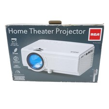 RCA RPJ136 Home Theater Projector White 1080p HD Ready Portable HDMI USB VGA