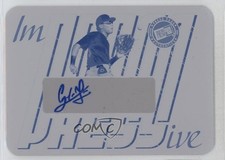 2024 Leaf Press Pass Premium Printing Plate Cyan 1/1 Jaison Chourio Auto 4z8