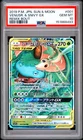 2019 POKEMON JAPANESE SUN & MOON REMIX BOUT #001 VENUSAUR & SNIVY GX PSA 10