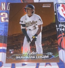 Topps Stadium Club Tyler Soderstrom RC Base Chrome Orange SP/99