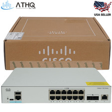 Cisco Refresh C1300-12XT-2X Catalyst RJ-45 Multi-Gig SFP+ Managed Network Switch