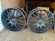 fox racing alloy wheels vr3 carbon grey, chrome lipped 19 inch alloy wheels
