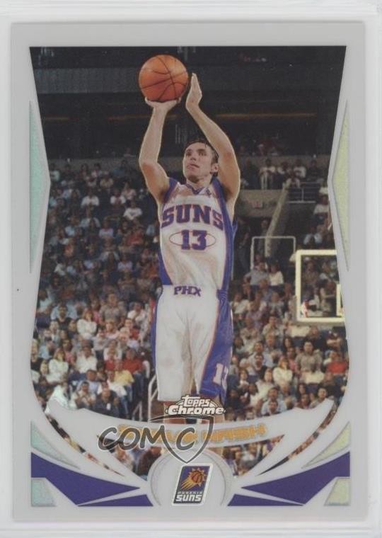 2004-05 Topps Chrome Refractor Steve Nash #153 HOF 0j3l