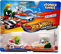 Mattel Hot Wheels Racer Verse Auto Looney Tunes Marvin The Martian & Bugs Bunny
