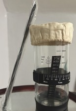 Sourdough Starter Kit - 24 oz Glass Jar Metal Lid Thermometer Feeding Day