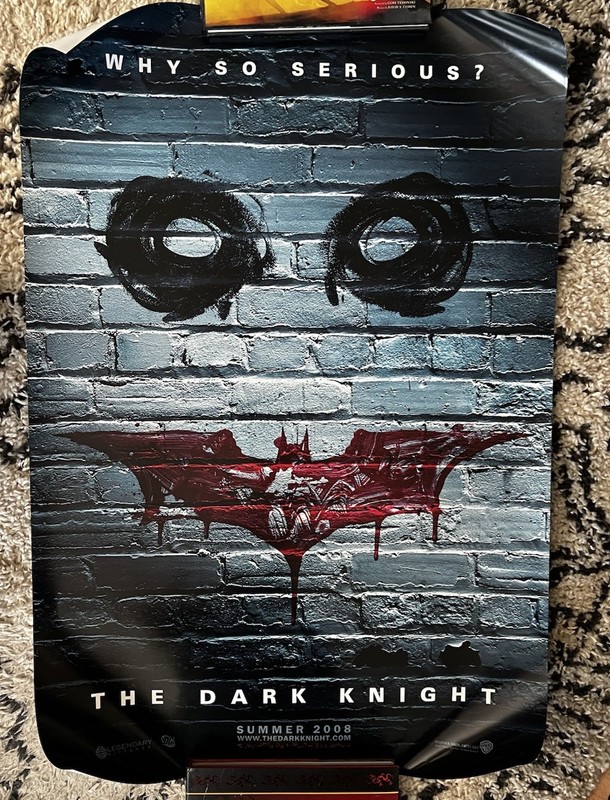 The Dark Knight - Why So Serious? - Original Teaser Poster (2008) - 27x40