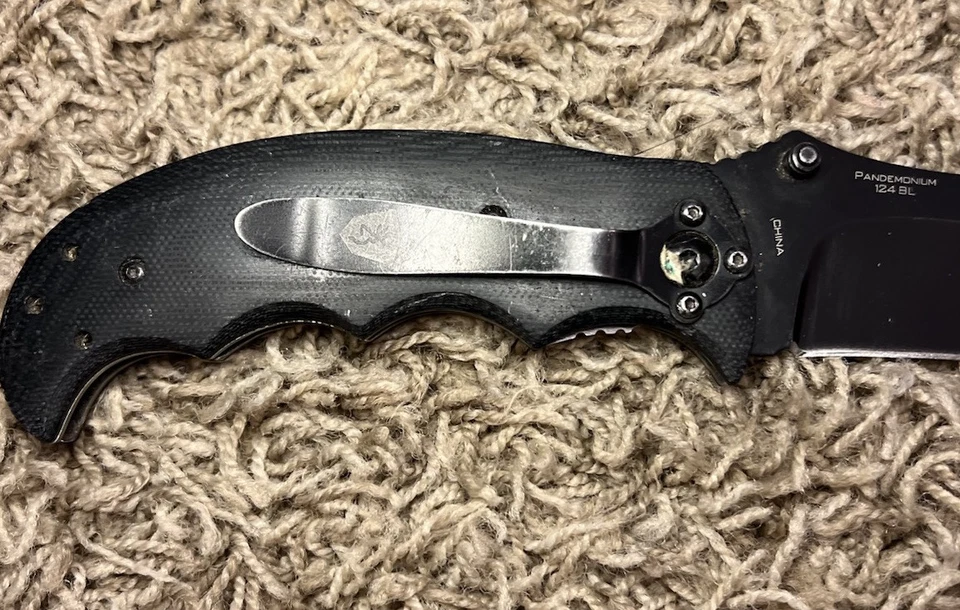 Browning 320124BL Black Label Pandemonium Tactical Folding Knife Read - Image 2 of 4