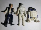 Vtg. Star Wars Stormtrooper 1977 + R2-D2 + 3rd Figure