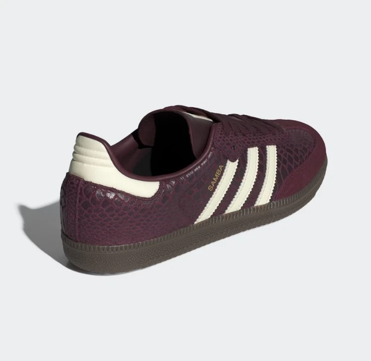アディダス サンバ OG マルーン/クリームホワイト/ゴールド 24センチ Size 6 - adidas Samba OG Maroon Cream White Gold W for sale online