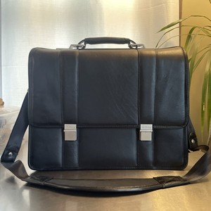 McKlein USA CLASSIC Attaché Leather Shoulder Laptop Bag ***MINT*NWOT*MUST SEE***