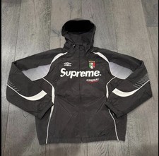 Supreme x Umbro Men s L Hooded Full Zip Nylon...