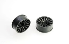 PN Racing Mini-Z 2WD Machine Cut 10 Spoke Rear Wheel R0 Offset Black 210BR0