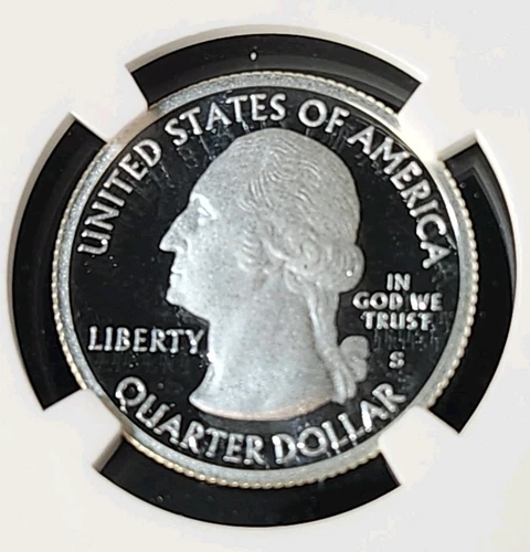 2012 S Silver Quarter PF70 National Park Ultra Cameo Chaco NGC Certified