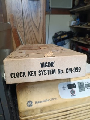 Vigor Clock Key System CM 999 Box Only Sold By S. LaRose 10/09/87