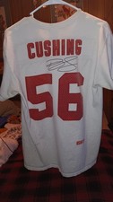 Brian Cushing #56  Houston Texans White And Red Jersey Signed @ Game In Sz.M 5 