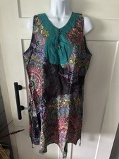 Boho hippie festival dress cotton size large dress nwt