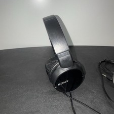 Sony Wired Adjustable Over The Ear Headphones Black Folding 3.5mm Jack Travel