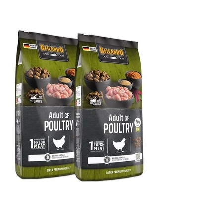 Belcando Adult GF Poultry Trockenfutter getreidefreie Rezeptur | 2 x 12,5 kg