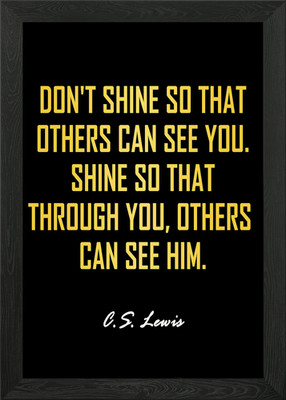quotes Framed Wall Art Poster Canvas Print Picture