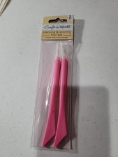 Crafter's Square Piercing  Scoring Tool Set 2 Tools Fine  Medium Points Pink