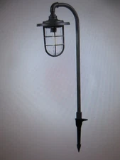 Hampton Bay Greenwood Low Voltage Zinc LED Outdoor Path Light with Water Shade