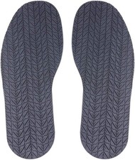 Shoe Bottom Full Sole Repair Replacement Anti-Slip Rubber, 4Mm Thickness 1 Pair