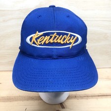 Vintage University Of Kentucky Wildcats SnapBack Hat Cap Annco Adjustable Blue