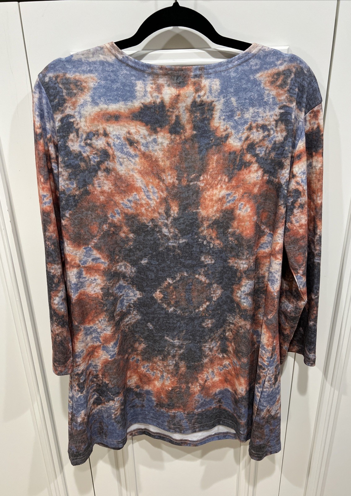 Ameri Mode Tunic Lace Rhinestone Tie Dye Size L/X… - image 3