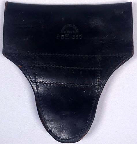 Fondina polizia vintage Brauer Bros pelle munizioni passanti cintura 6CH38C - Foto 2 di 12