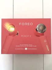 FOREO Peach 2 IPL Hair Removal Device Peach/Coral Excellent Condition