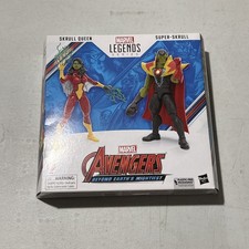 Marvel Avengers Legends Skrull Queen and Super-Skrull Action Figure Set -...