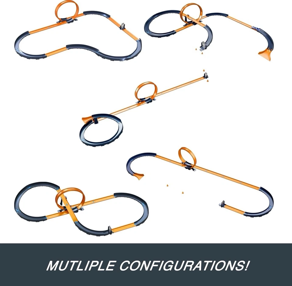 Hot Wheels RC Speed Challenge Set w/ 1:64 RC Car + 30 Track Pieces - Image 4 of 4