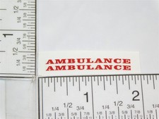 Corgi Commer Ambulance Van Replacement Sticker Set CG-022
