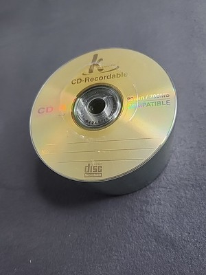 50 Pack K Hypermedia 700 MB CD R Disks New