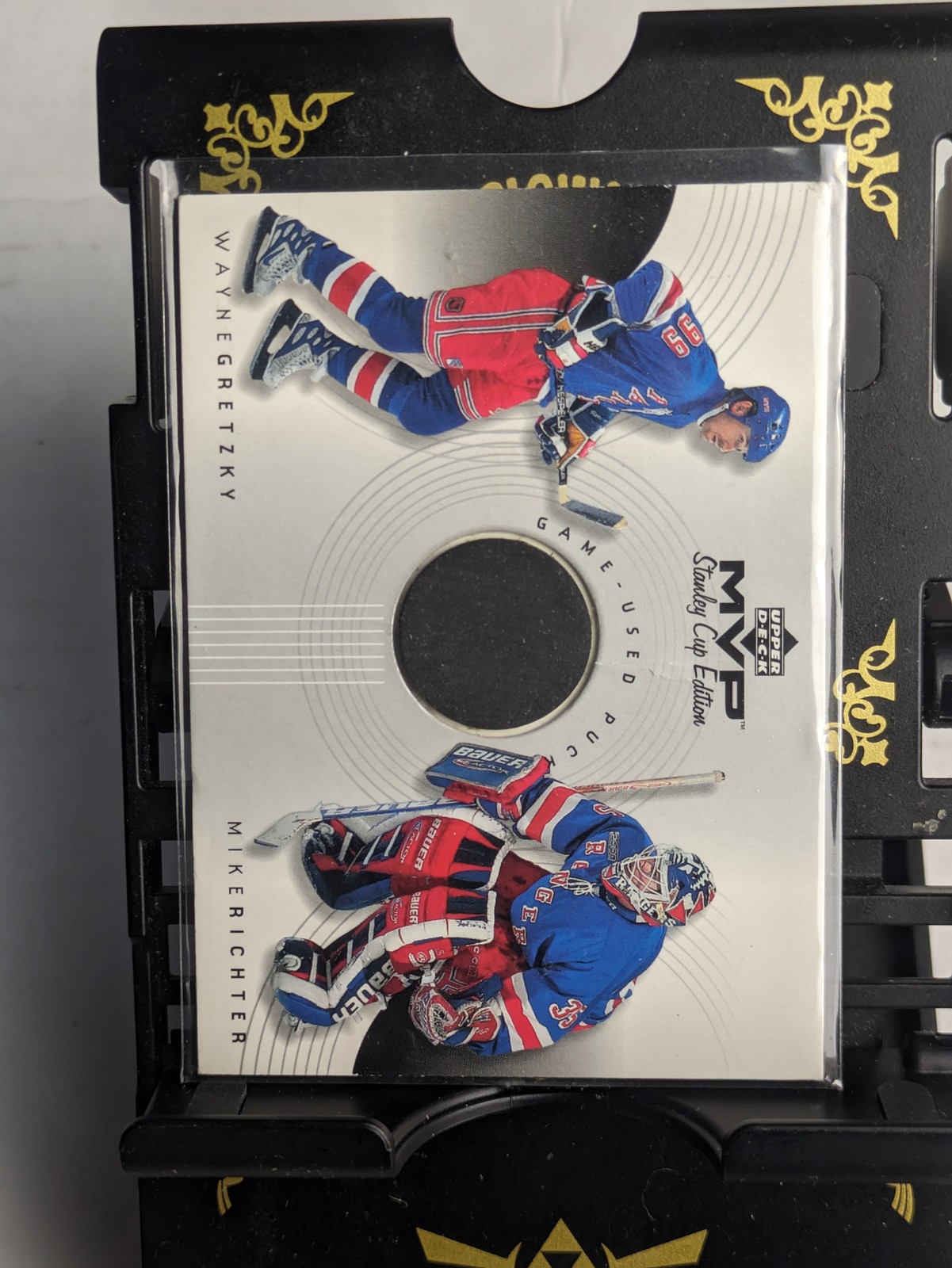 1999 Upper Deck MVP Stanley Cup #GC-GR Wayne Gretzky / Mike Richter Combinations