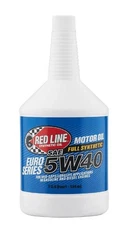 Red Line Oil 12404 Full Synthetic Euro-Series 5W40 Motor Oil, 1 Quart