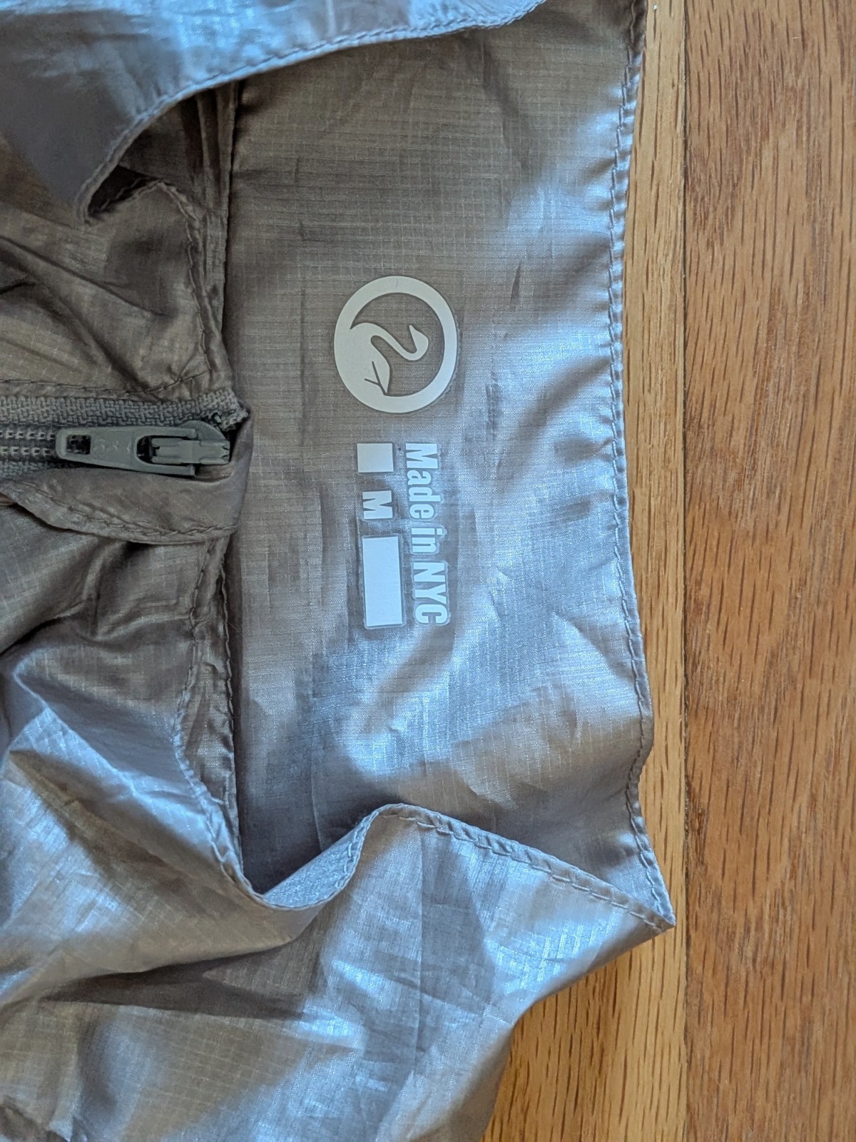 Outlier Packable Lightweight Silver Windbreaker J… - image 3