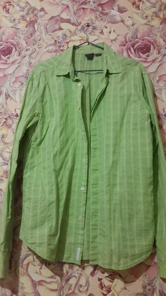 Men Armani Exchange Shirt Green 38 / M / 46