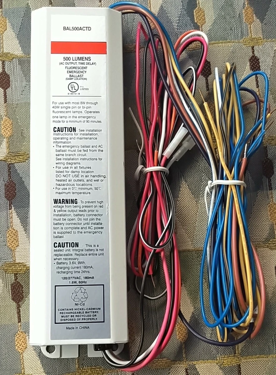 Fluorescent emergency ballast deals