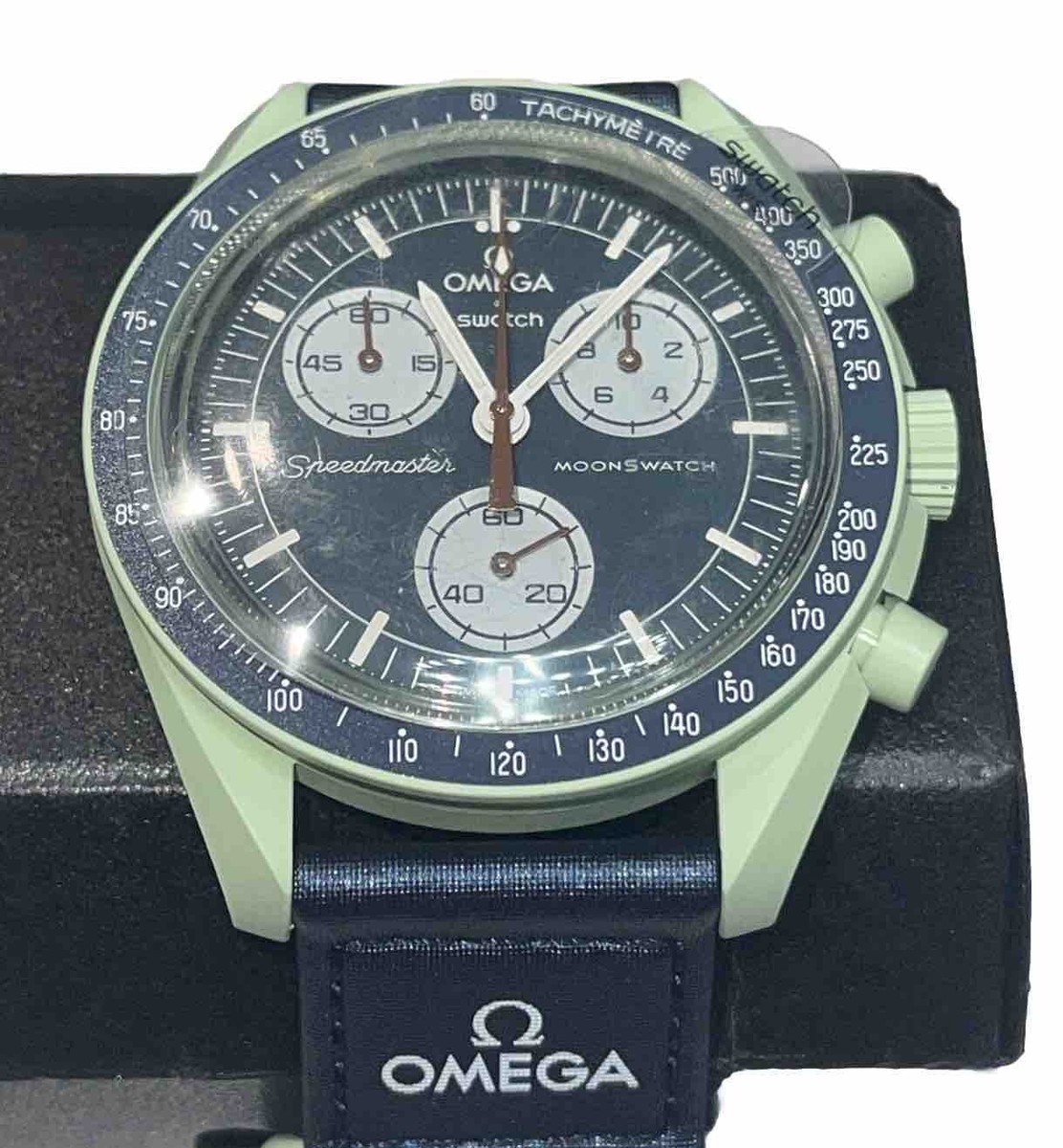 OMEGA x Swatch Speedmaster MoonSwatch Blue Men's Watch - SO33G100