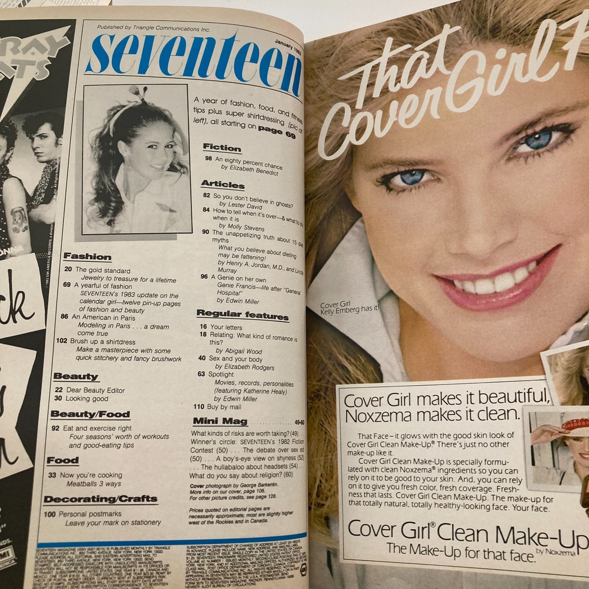 海外　ティーン　雑誌 March 1983 Seventeen Magazine Teen 1980s Fashion Vintage 80s