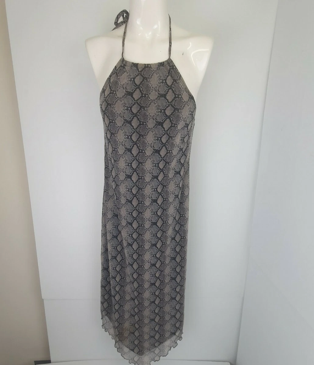 Debenhams Collection Snake Print Dress Sz 12 | eBay