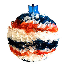 PATRIOTIC PAPER SHREDDER TOY PARROT BIRD TOYS