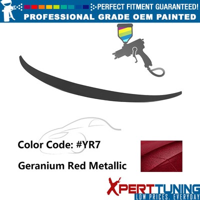 For 11-15 Hyundai Elantra (Avante MD) Euro Style Trunk Spoiler Wing Lip #YR7 Red